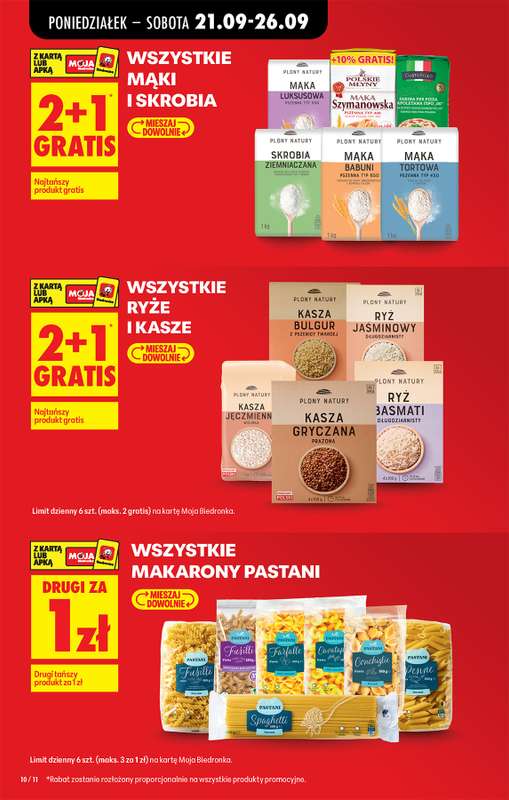Biedronka - gazetka promocyjna Od poniedziałku od poniedziałku 21.09 do soboty 26.09 - strona 11