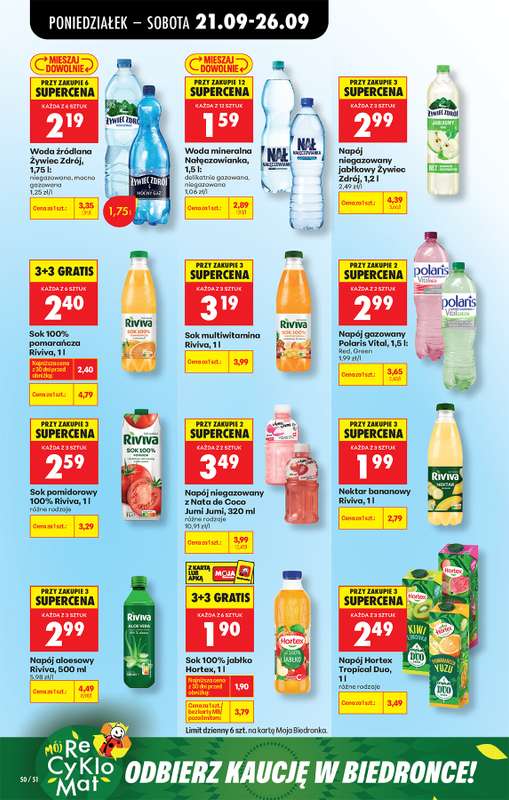 Biedronka - gazetka promocyjna Od poniedziałku od poniedziałku 21.09 do soboty 26.09 - strona 86
