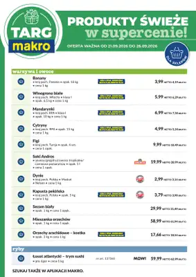 Makro - gazetka promocyjna Targ MAKRO - oferta świeża w super cenach! od poniedziałku 21.09 do soboty 26.09 - strona 6