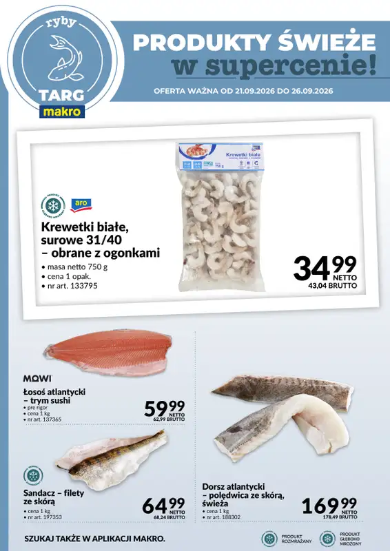 Makro - gazetka promocyjna Targ MAKRO - oferta świeża w super cenach! od poniedziałku 21.09 do soboty 26.09 - strona 4
