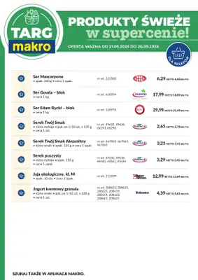 Makro - gazetka promocyjna Targ MAKRO - oferta świeża w super cenach! od poniedziałku 21.09 do soboty 26.09 - strona 8
