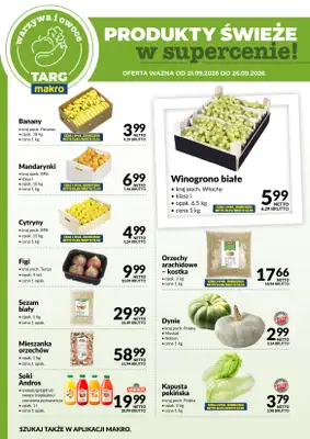 Makro - gazetka promocyjna Targ MAKRO - oferta świeża w super cenach! od poniedziałku 21.09 do soboty 26.09 - strona 5