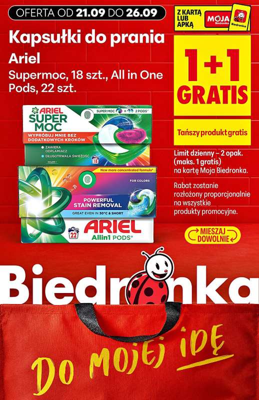 Biedronka - gazetka promocyjna Biedronkowe oszczędności od poniedziałku od poniedziałku 21.09 do soboty 26.09 - strona 19