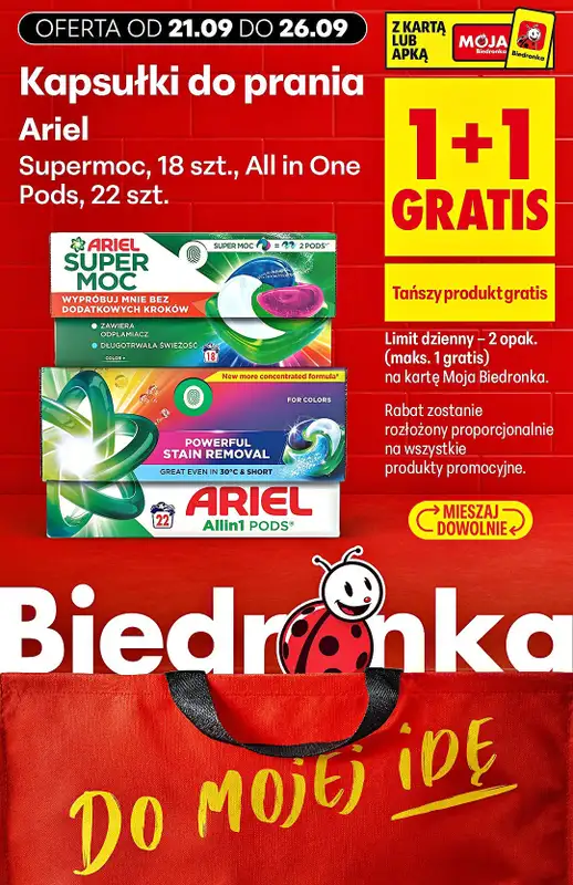 Biedronka - gazetka promocyjna Biedronkowe oszczędności od poniedziałku od poniedziałku 21.09 do soboty 26.09 - strona 19