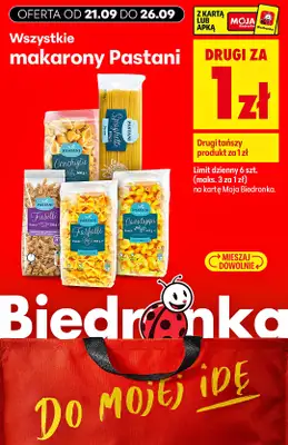 Biedronka - gazetka promocyjna Biedronkowe oszczędności od poniedziałku od poniedziałku 21.09 do soboty 26.09 - strona 7