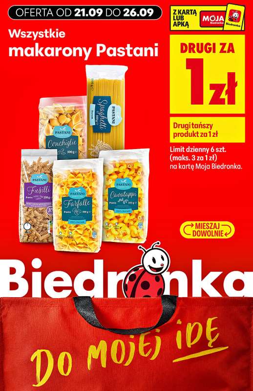 Biedronka - gazetka promocyjna Biedronkowe oszczędności od poniedziałku od poniedziałku 21.09 do soboty 26.09 - strona 7