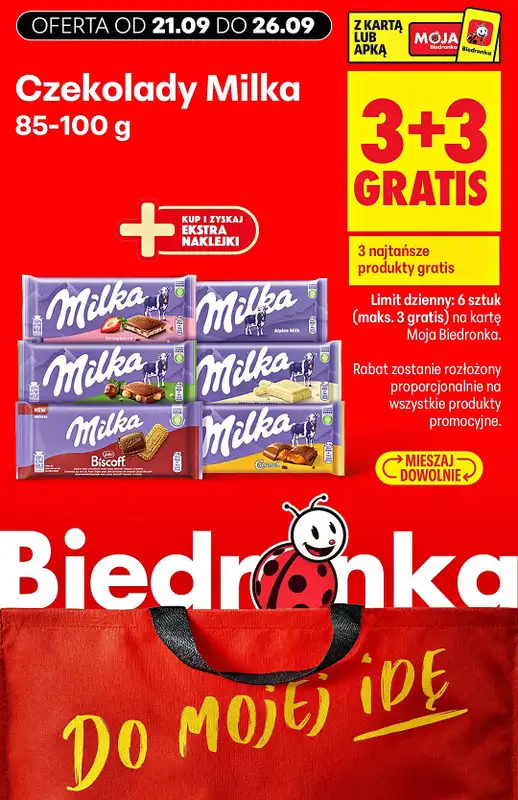 Biedronka - gazetka promocyjna Biedronkowe oszczędności od poniedziałku od poniedziałku 21.09 do soboty 26.09 - strona 11