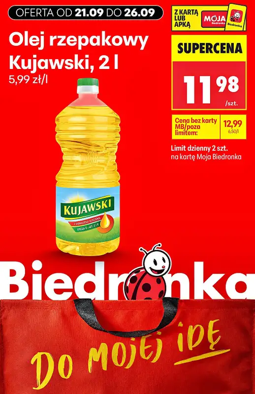 Biedronka - gazetka promocyjna Biedronkowe oszczędności od poniedziałku od poniedziałku 21.09 do soboty 26.09 - strona 17