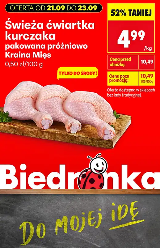 Biedronka - gazetka promocyjna Biedronkowe oszczędności od poniedziałku od poniedziałku 21.09 do soboty 26.09 - strona 5