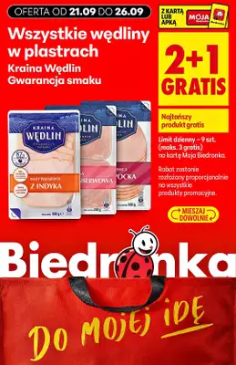Biedronka - gazetka promocyjna Biedronkowe oszczędności od poniedziałku od poniedziałku 21.09 do soboty 26.09 - strona 14
