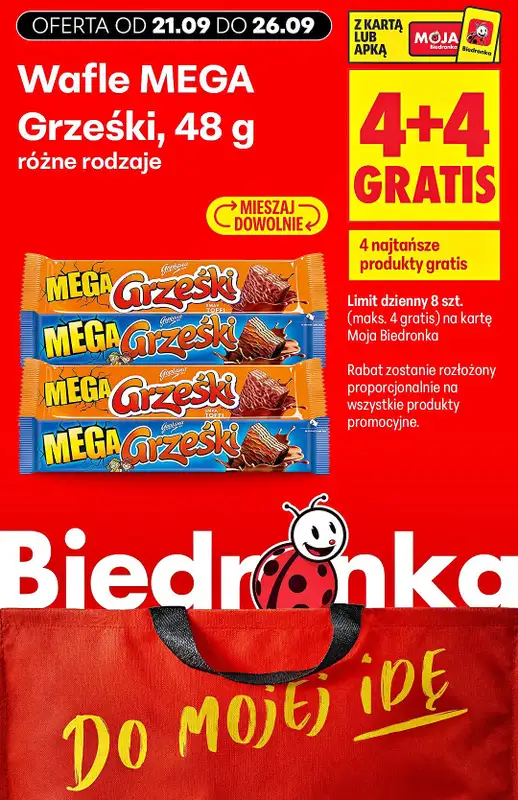 Biedronka - gazetka promocyjna Biedronkowe oszczędności od poniedziałku od poniedziałku 21.09 do soboty 26.09 - strona 21