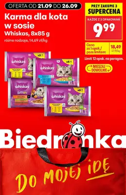 Biedronka - gazetka promocyjna Biedronkowe oszczędności od poniedziałku od poniedziałku 21.09 do soboty 26.09 - strona 23