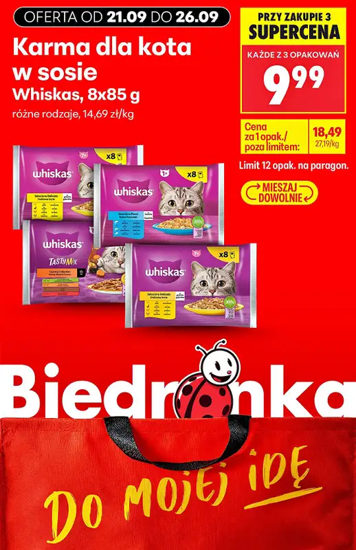 Biedronka - gazetka promocyjna Biedronkowe oszczędności od poniedziałku od poniedziałku 21.09 do soboty 26.09 - strona 23