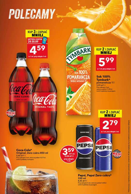 LEWIATAN - gazetka promocyjna Gazetka „MAMY TO w Lewiatanie” od czwartku 24.09 do środy 30.09 - strona 10