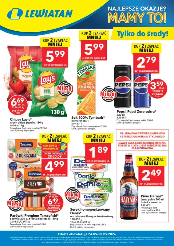 LEWIATAN - gazetka promocyjna W wielopakach taniej!  