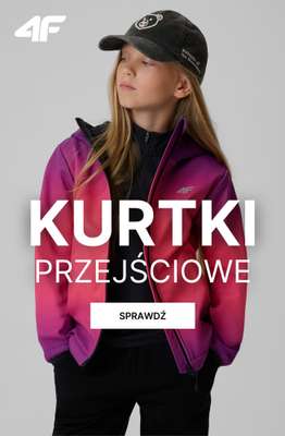 4F - gazetka promocyjna Kurtki przejściowe dziecięce od poniedziałku 21.09 