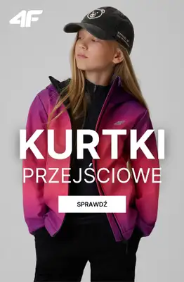 4F - gazetka promocyjna Kurtki przejściowe dziecięce od poniedziałku 21.09 