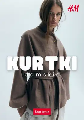 H&M - gazetka promocyjna KURTKI damskie od poniedziałku 21.09 