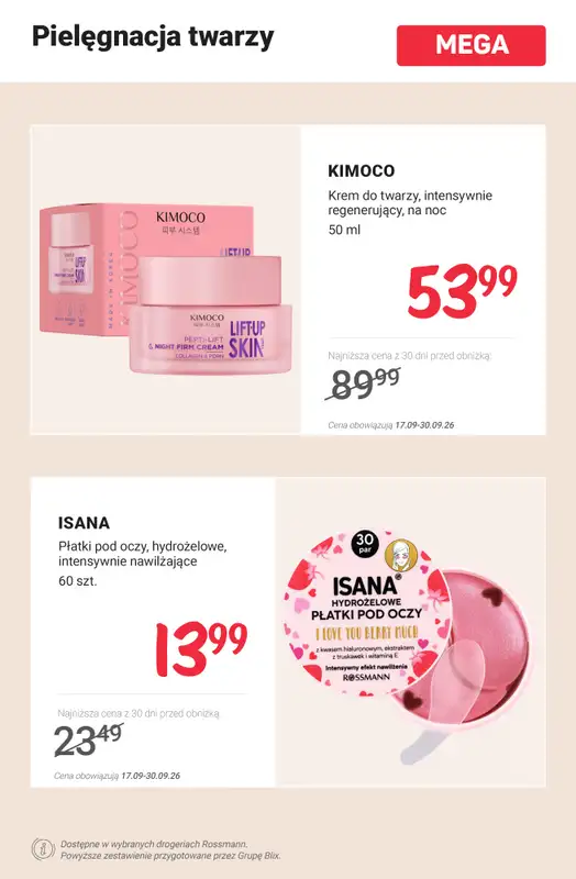 Rossmann - gazetka promocyjna MEGA promocje - jesienny niezbędnik pielęgnacyjny!   - strona 2