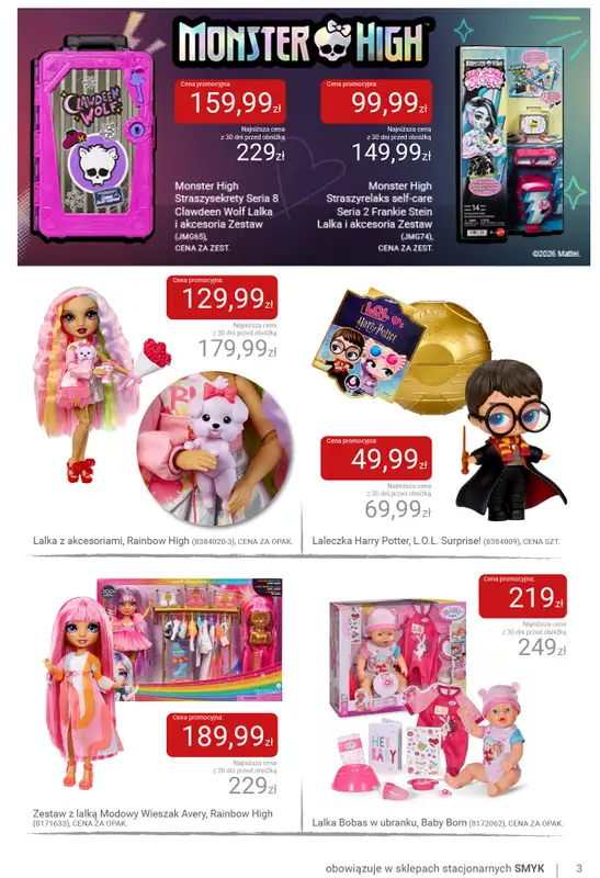 Smyk - gazetka promocyjna Katalog JESIEŃ 2026 od wtorku 22.09 do soboty 03.10 - strona 3
