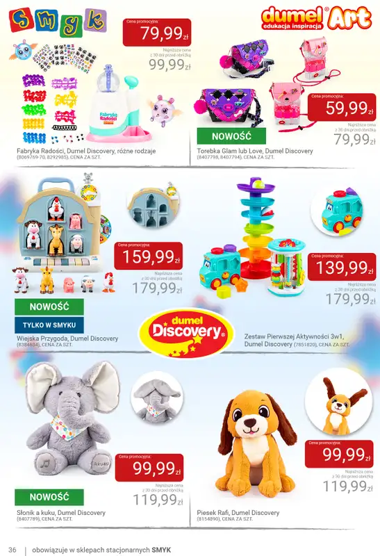 Smyk - gazetka promocyjna Katalog JESIEŃ 2026 od wtorku 22.09 do soboty 03.10 - strona 36