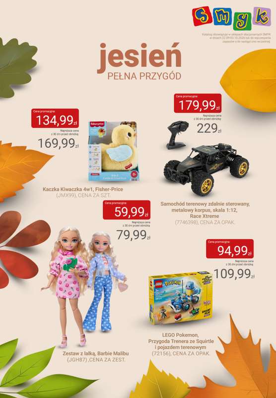 Smyk - gazetka promocyjna Katalog JESIEŃ 2026 od wtorku 22.09 do soboty 03.10