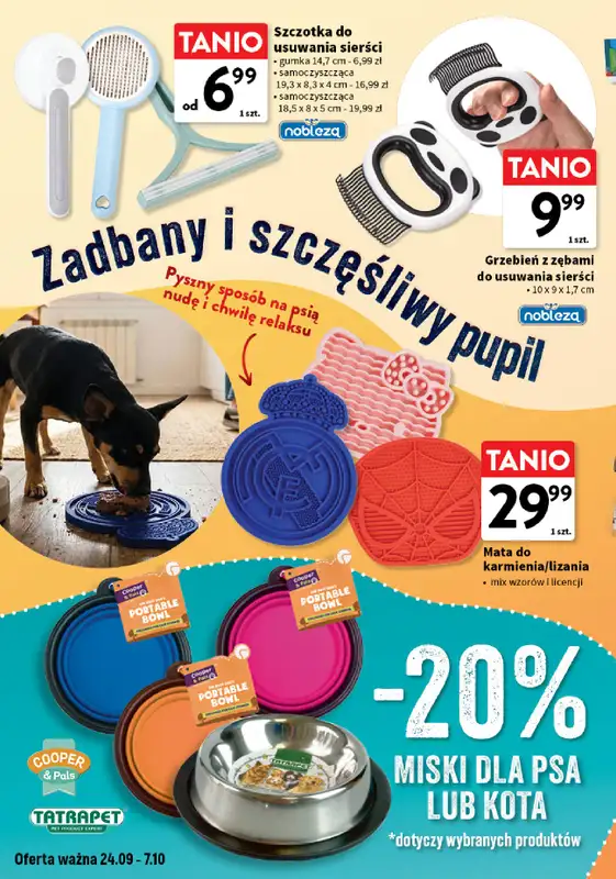 Intermarche - gazetka promocyjna Wszystko czego chcę dla pupila od czwartku 24.09 do środy 07.10 - strona 6
