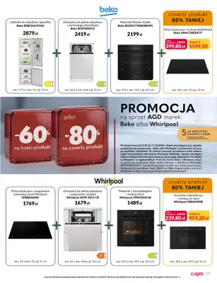 Salony Agata - gazetka promocyjna Gazetka od wtorku 22.09 do soboty 10.10 - strona 19
