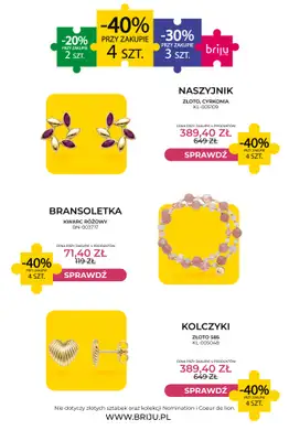 Briju - gazetka promocyjna Kupujesz więcej, zapłać mniej od poniedziałku 21.09 do środy 30.09 - strona 10