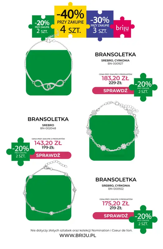 Briju - gazetka promocyjna Kupujesz więcej, zapłać mniej od poniedziałku 21.09 do środy 30.09 - strona 9