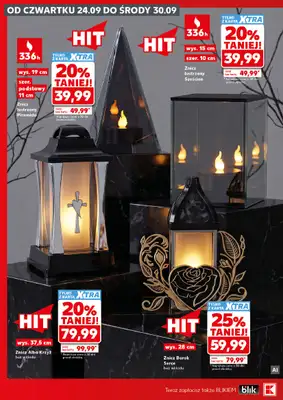 Kaufland - gazetka promocyjna Oferta Kaufland - Znicze od czwartku 24.09 do środy 30.09 - strona 12