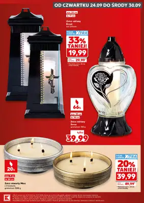 Kaufland - gazetka promocyjna Oferta Kaufland - Znicze od czwartku 24.09 do środy 30.09 - strona 9