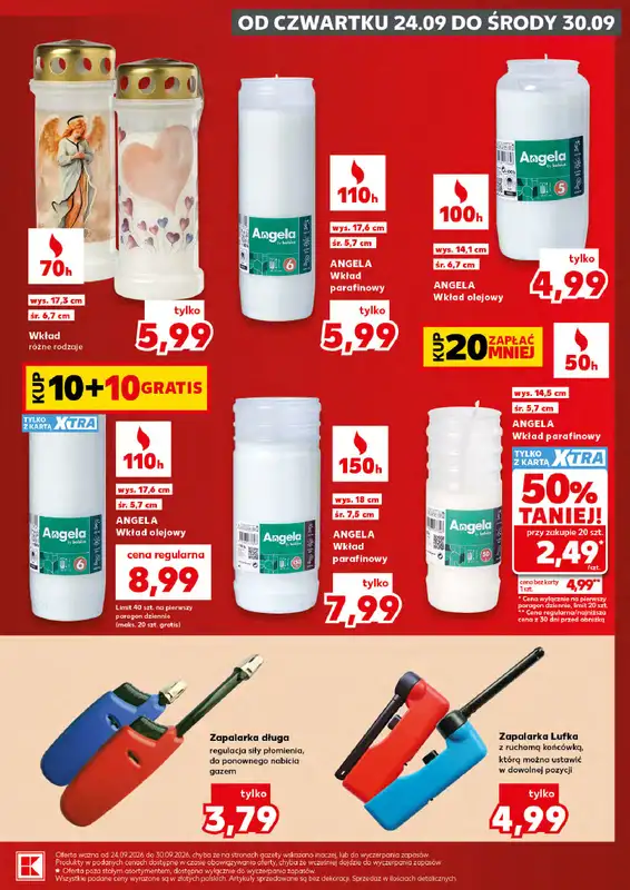 Kaufland - gazetka promocyjna Oferta Kaufland - Znicze od czwartku 24.09 do środy 30.09 - strona 17