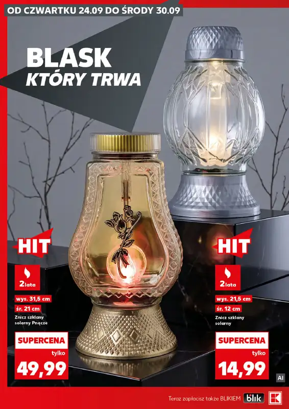 Kaufland - gazetka promocyjna Oferta Kaufland - Znicze od czwartku 24.09 do środy 30.09 - strona 14