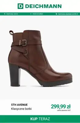 Deichmann - gazetka promocyjna Buty skórzane od poniedziałku 21.09  - strona 5