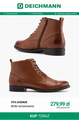 Deichmann - gazetka promocyjna Buty skórzane od poniedziałku 21.09  - strona 4