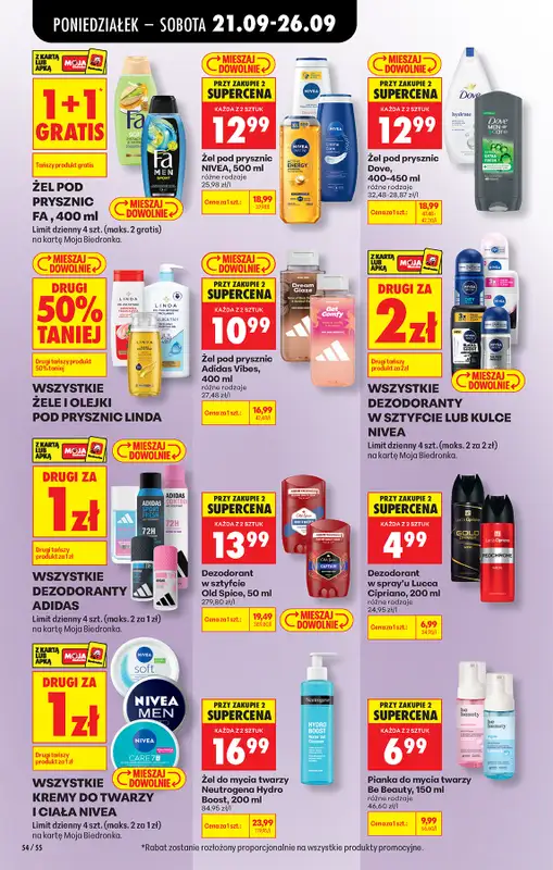 Biedronka - gazetka promocyjna Od poniedziałku od poniedziałku 21.09 do soboty 26.09 - strona 96