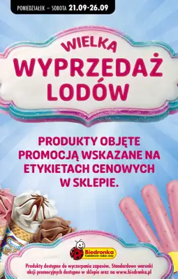 Biedronka - gazetka promocyjna Od poniedziałku, Z ladą tradycyjną od poniedziałku 21.09 do soboty 26.09 - strona 4