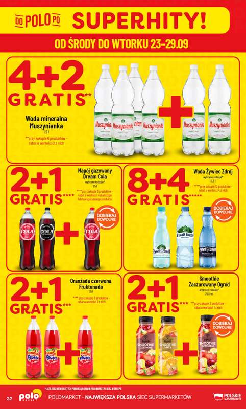 POLOmarket - gazetka promocyjna Gazetka od środy 23.09 do wtorku 29.09 - strona 22
