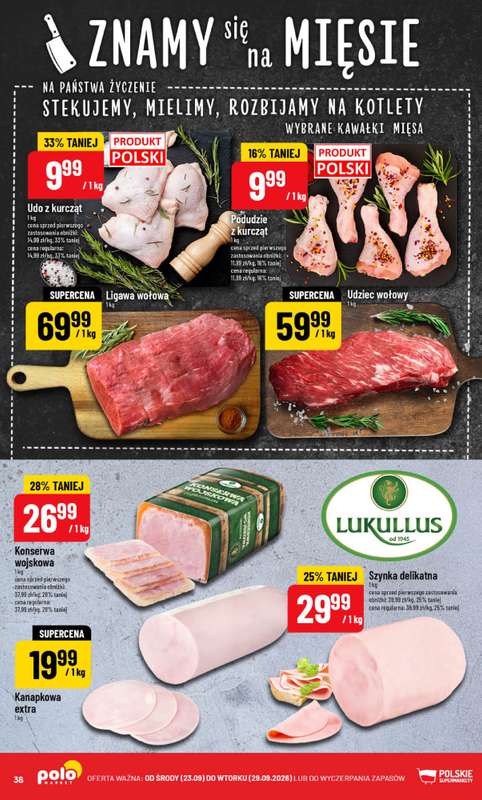 POLOmarket - gazetka promocyjna Gazetka od środy 23.09 do wtorku 29.09 - strona 38