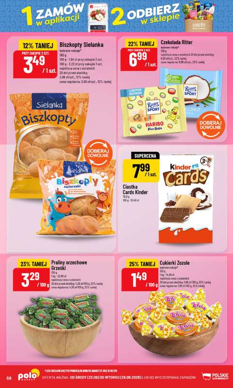 POLOmarket - gazetka promocyjna Gazetka od środy 23.09 do wtorku 29.09 - strona 58