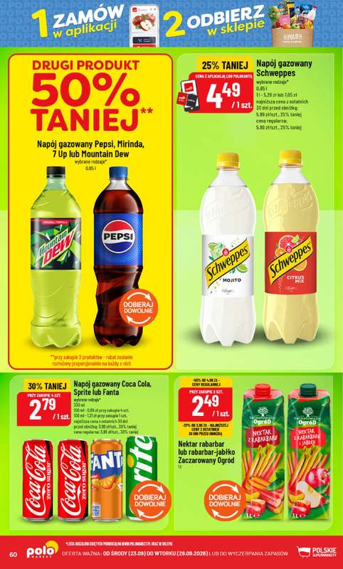 POLOmarket - gazetka promocyjna Gazetka od środy 23.09 do wtorku 29.09 - strona 60