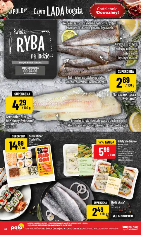 POLOmarket - gazetka promocyjna Gazetka od środy 23.09 do wtorku 29.09 - strona 48
