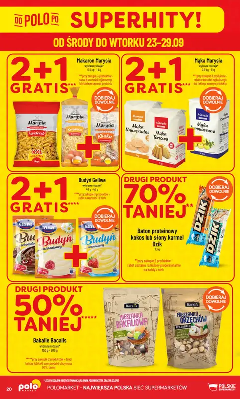 POLOmarket - gazetka promocyjna Gazetka od środy 23.09 do wtorku 29.09 - strona 20