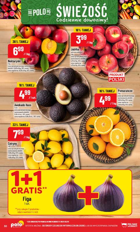 POLOmarket - gazetka promocyjna Gazetka od środy 23.09 do wtorku 29.09 - strona 30