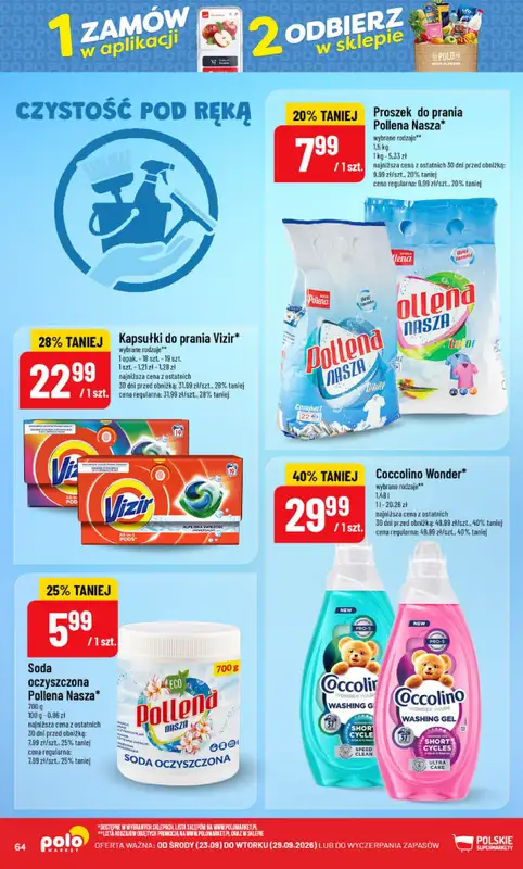 POLOmarket - gazetka promocyjna Gazetka od środy 23.09 do wtorku 29.09 - strona 64