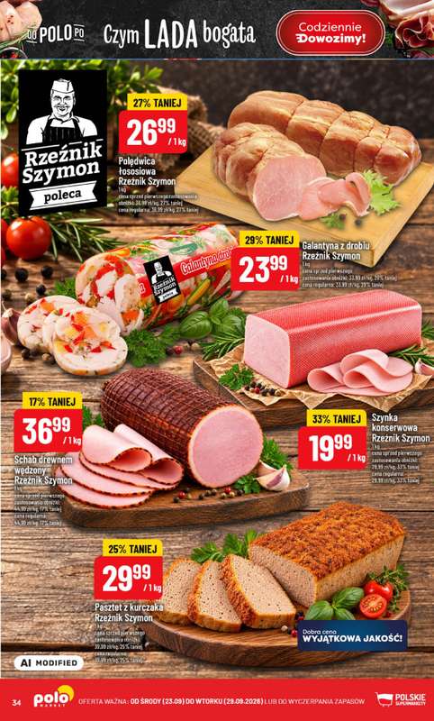 POLOmarket - gazetka promocyjna Gazetka od środy 23.09 do wtorku 29.09 - strona 34