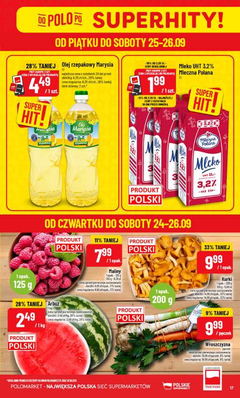 POLOmarket - gazetka promocyjna Gazetka od środy 23.09 do wtorku 29.09 - strona 17