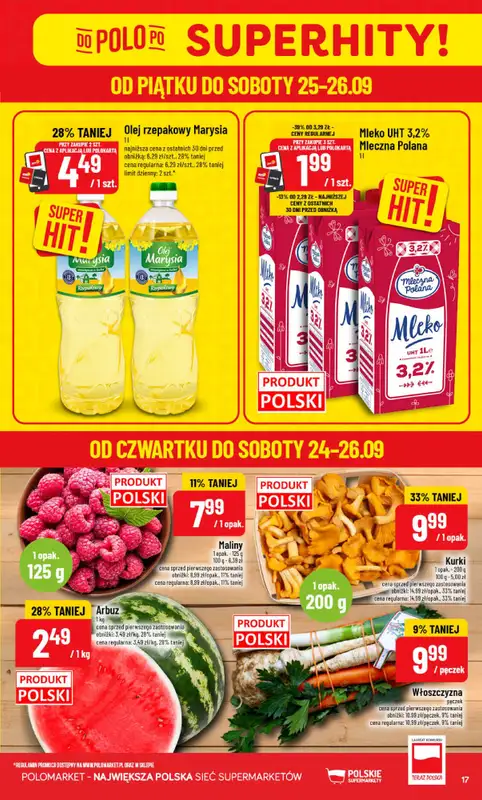 POLOmarket - gazetka promocyjna Gazetka od środy 23.09 do wtorku 29.09 - strona 17