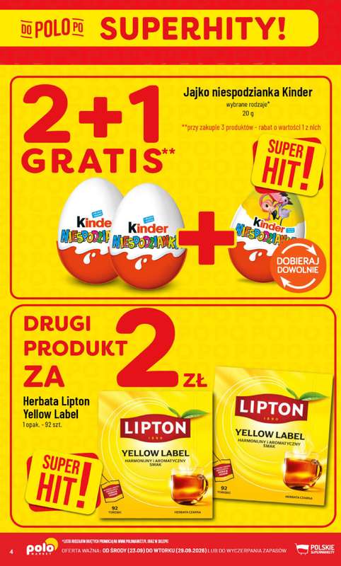 POLOmarket - gazetka promocyjna Gazetka od środy 23.09 do wtorku 29.09 - strona 4